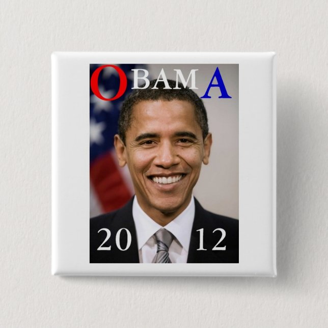 OBAMA 2012 BUTTON (Vorderseite)