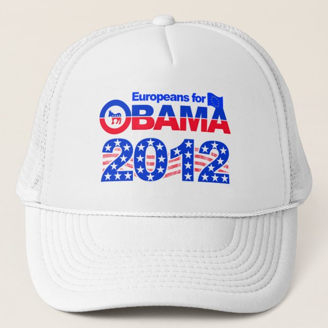 OBAMA 2012 hat Truckerkappe (Vorderseite)