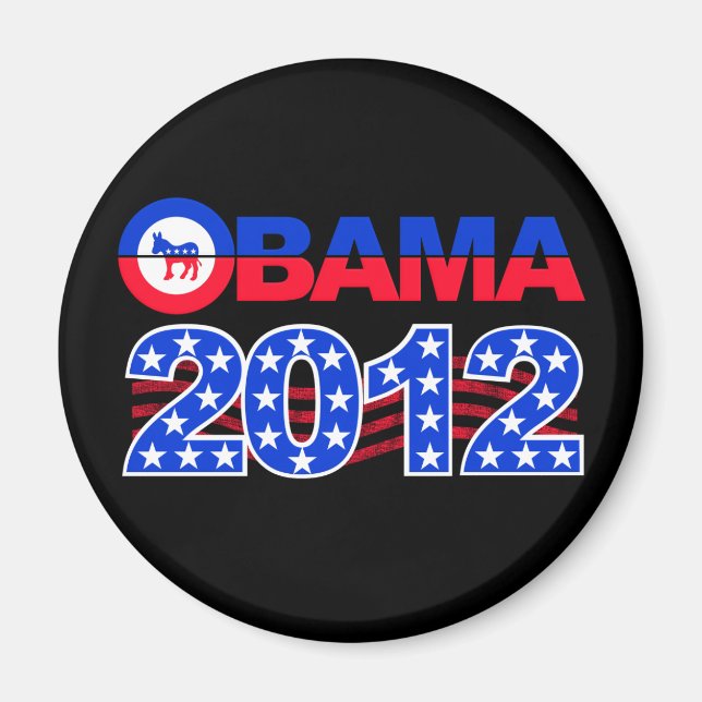 OBAMA 2012-Magnet Magnet (Vorne)