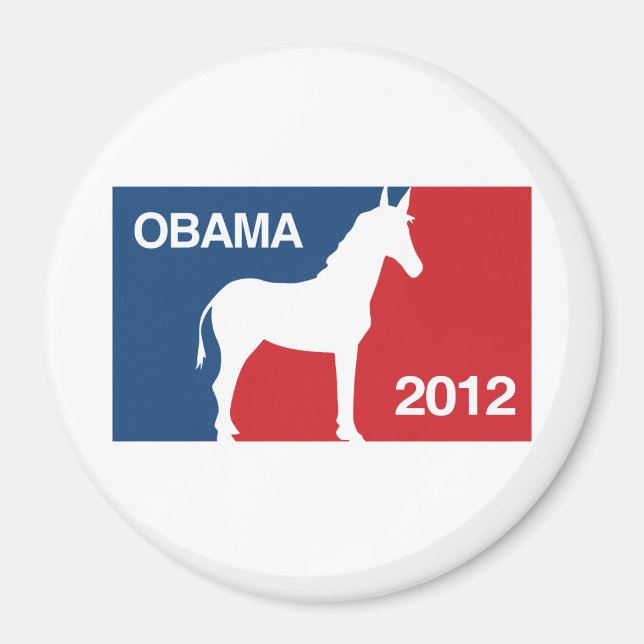 OBAMA 2012 -.png Magnet (Vorne)