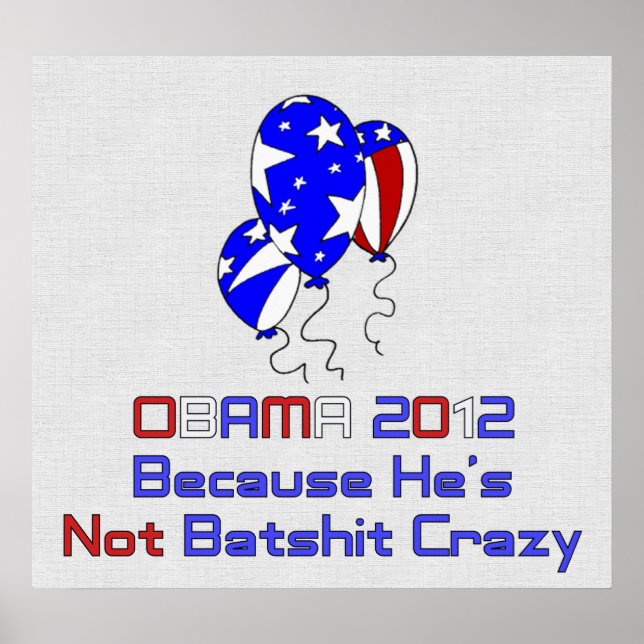 OBAMA 2012 POSTER (Vorne)