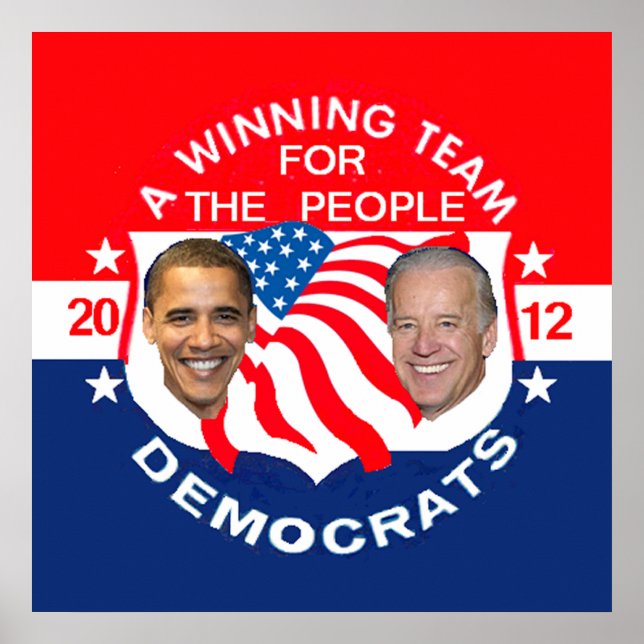 Obama 2012 POSTER Print (Vorne)