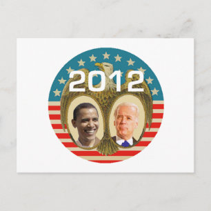 Obama 2012 postkarte