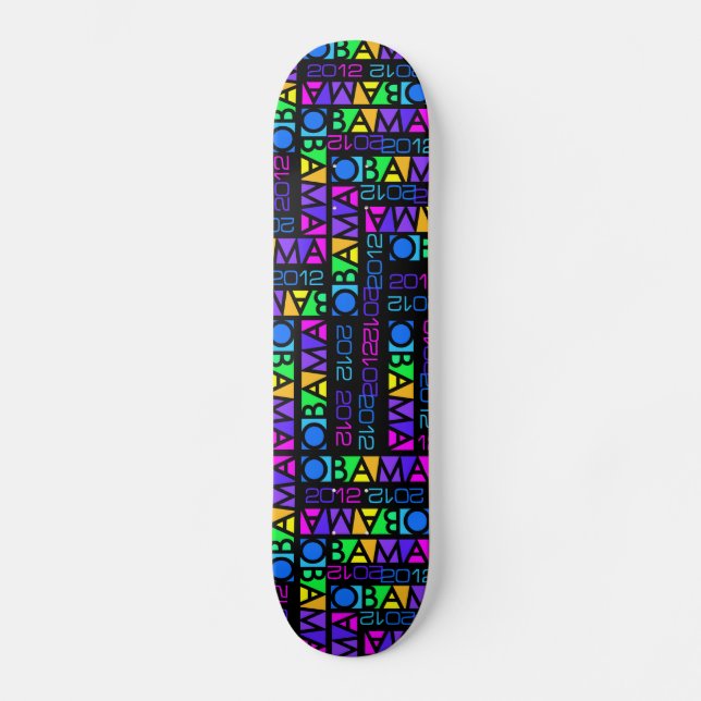 OBAMA 2012 Skateboard (Vorderseite)