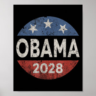 Obama 2028 3. Amtszeit Lasst Uns Diesen Retro-Butt Poster