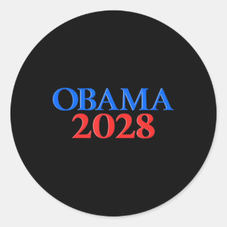 Obama 2028 _9 runder aufkleber
