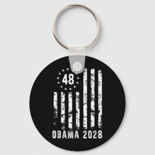Obama 2028 American Flag Patriotic Schlüsselanhänger