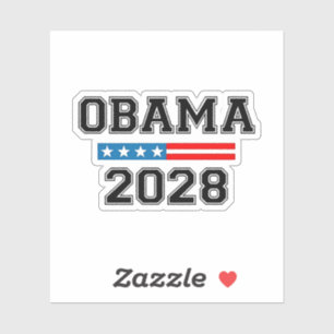Obama 2028 Demokratie Wahl USA Aufkleber