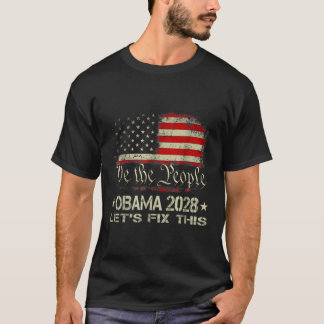 Obama 2028 für die Wahl zum Präsidenten 2028 T-Shirt