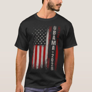 Obama 2028 für die Wahl zum Präsidenten 2028 T-Shirt