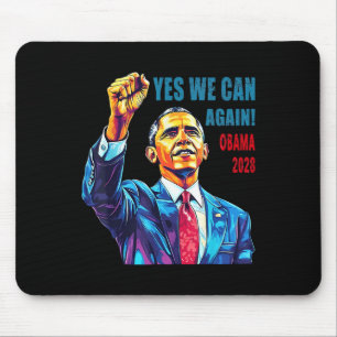 Obama 2028 Ja Wir können Obama wieder 48. Präsiden Mousepad