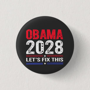Obama 2028 Lasst uns diese Demokratiewahl USA repa Button