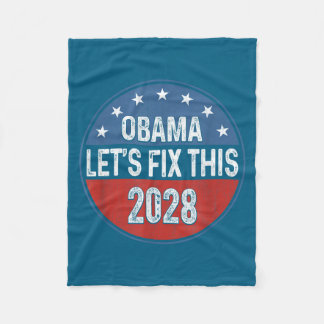 Obama 2028 Let's Fix This Obama 48th President Fleecedecke