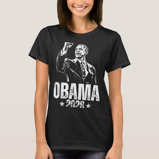 Obama 2028 Let's Fix This Obama 48th President T-Shirt (Vorderseite)