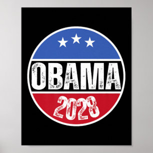Obama 2028 Patriotic Protest Kundgebung für Präsid Poster