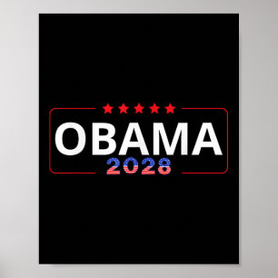 Obama 2028 Retro Obama Präsident 2028 Obama 2 Poster