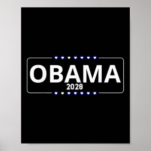Obama 2028 Retro Obama Präsident 2028 Obama 2 Poster