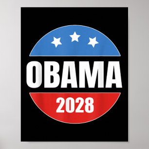 Obama 2028 Retro Vintag Poster