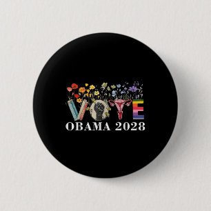 Obama 2028 Shirt Abstimmung Obama für Präsident 20 Button