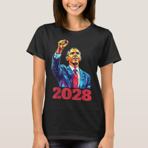Obama 2028 Shirt für die Fahne des Präsidenten 28