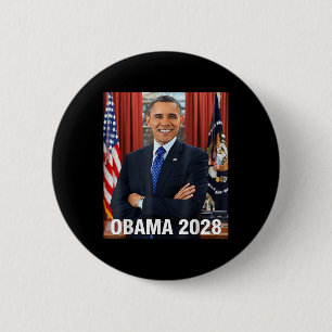 Obama 2028 Shirt Wahl Obama für Präsident 2028 Button