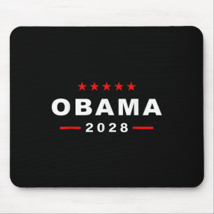 Obama 2028 Shirt Wahl Obama für Präsident 2028 Mousepad