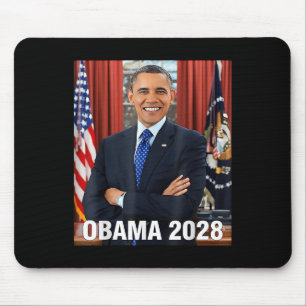 Obama 2028 Shirt Wahl Obama für Präsident 2028 Mousepad