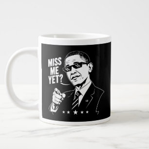 Obama 2028 Vermisse Mich Schon Präsident 44 Lustig Jumbo-Tasse