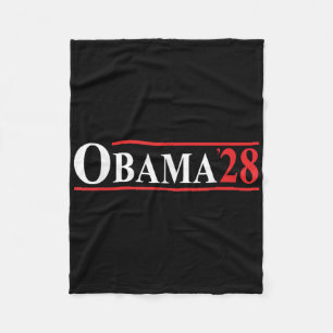 Obama 28 Retro Vintage Fleecedecke