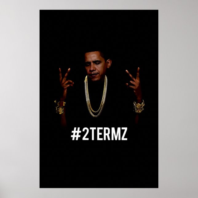 Obama 2Termz Wall Poster (Vorne)