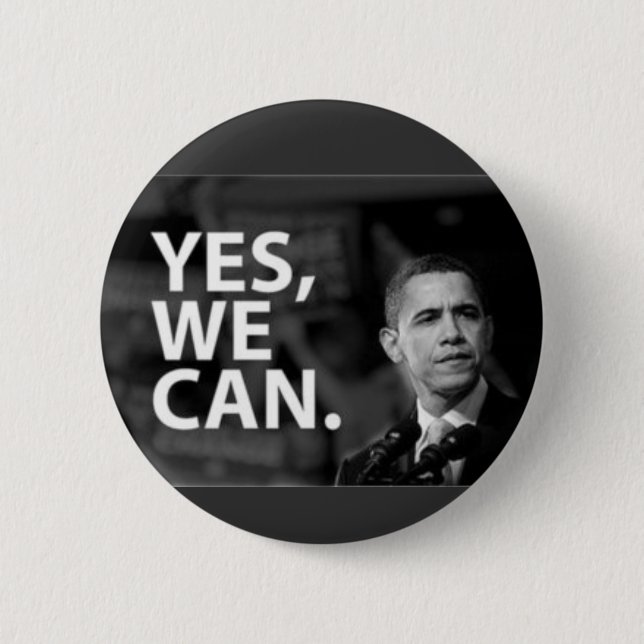 Obama 3 button (Vorderseite)