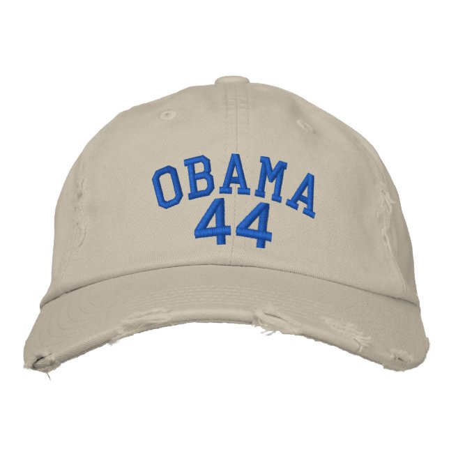 OBAMA 44 BESTICKTE KAPPE (Vorderseite)