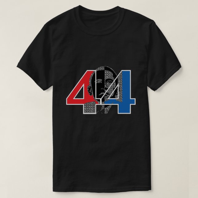 Obama 44. Präsident T - Shirt (Design vorne)
