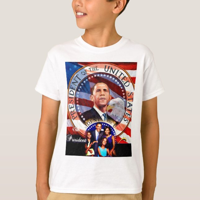 Obama, 45. Präsident der Vereinigten Staaten_ T-Shirt (Vorderseite)