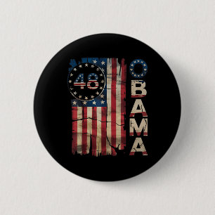 Obama 48. US-Präsident Flag Obama für Presi Button