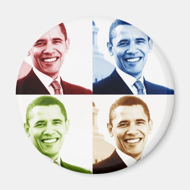 obama 4chrome magnet (Vorne)
