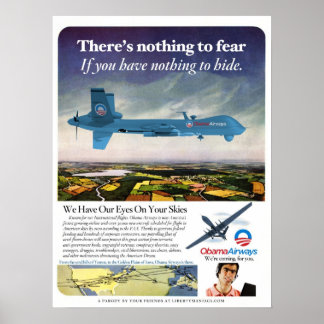 Obama Airways Drone Parody Poster