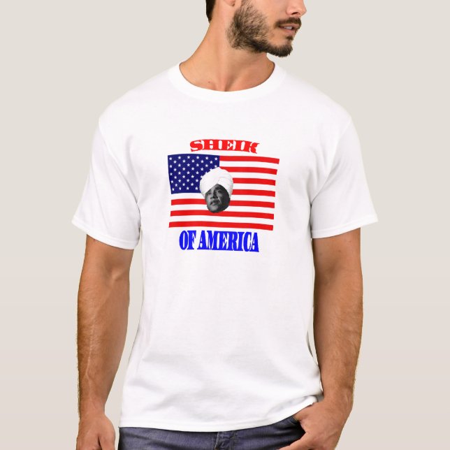Obama American Sheik T - Shirt (Vorderseite)