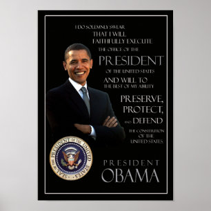 Obama-Amtseid Poster
