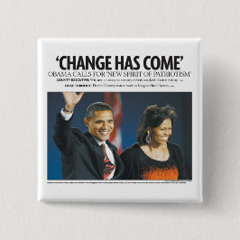 Obama: Ändern Sie hat gekommenen Knopf Button