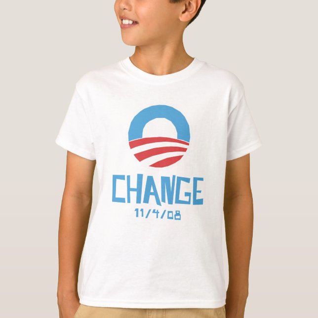 Obama ändert den T - Shirt eines kleinen Kindes (Vorderseite)