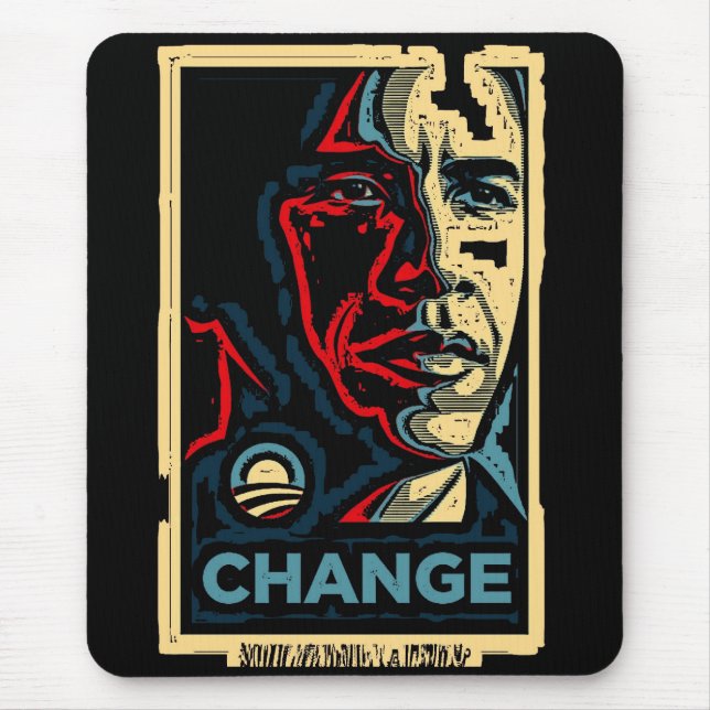 Obama-Änderung Mousepad (Vorne)
