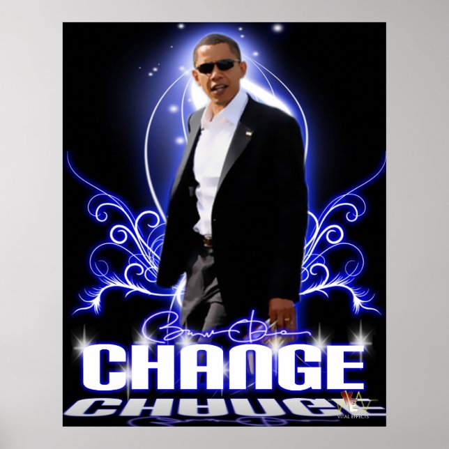 OBAMA ÄNDERUNG POSTER (Vorne)