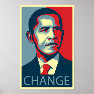 Obama-Änderung Poster