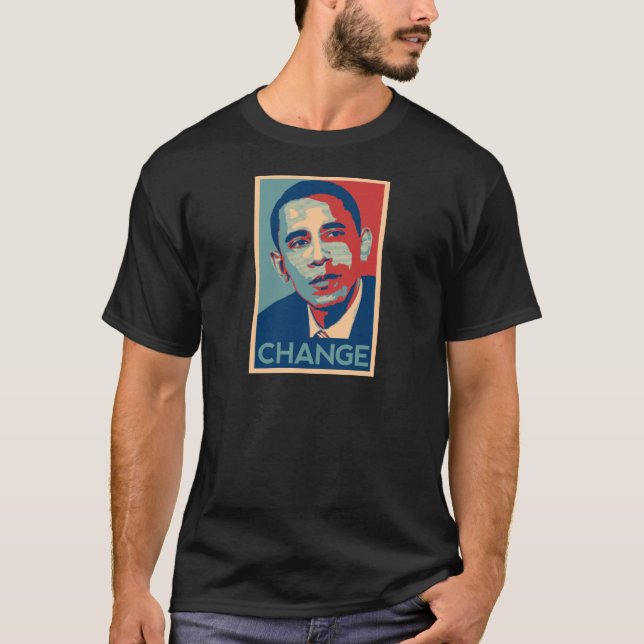 Obama-Änderungst-shirt T-Shirt (Vorderseite)