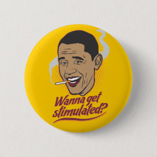 Obama-Anregungs-Knopf Button