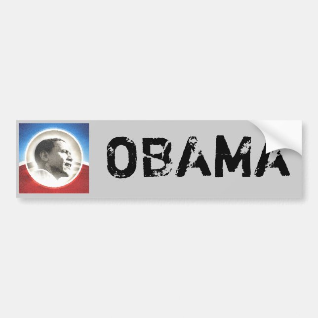 OBAMA-Autoaufkleber Autoaufkleber (Vorne)