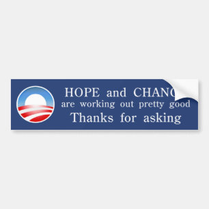 Obama-Autoaufkleber Autoaufkleber