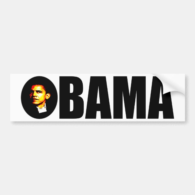 Obama-Autoaufkleber Autoaufkleber (Vorne)
