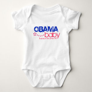 Obama-Baby - Barack für Prez 08 - besonders Baby Strampler
